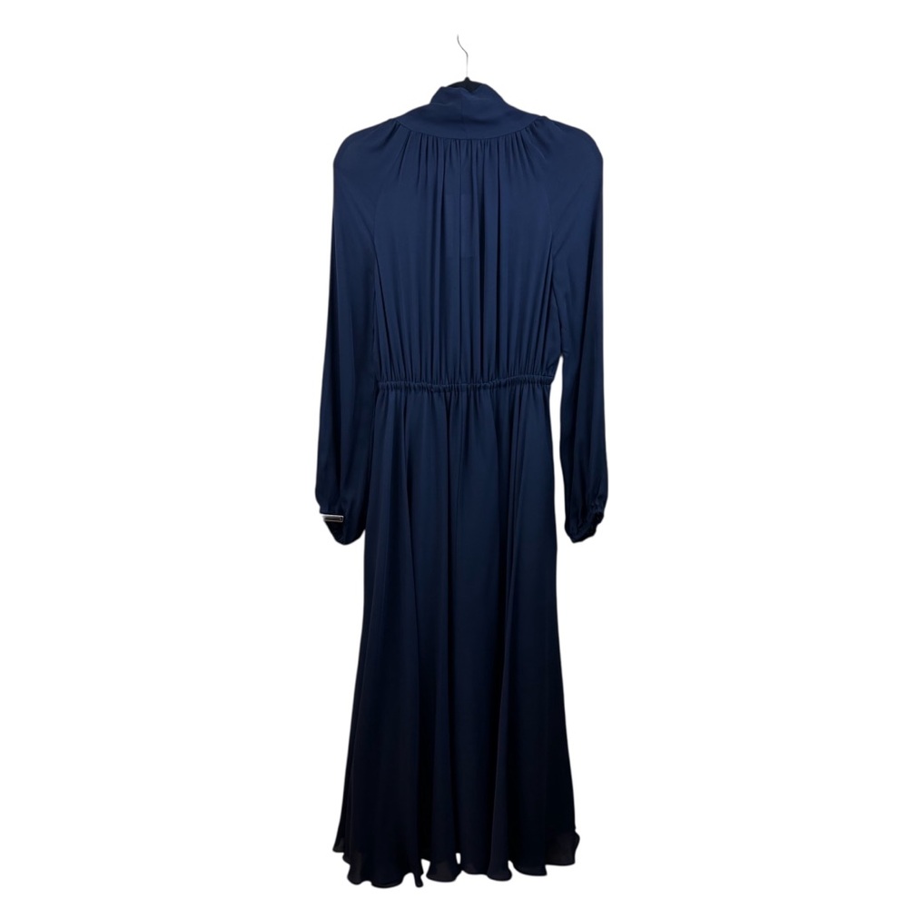 NWT Argent Madison Dress in Double Georgette Midnight Blue Sz. S - Picture 4 of 12